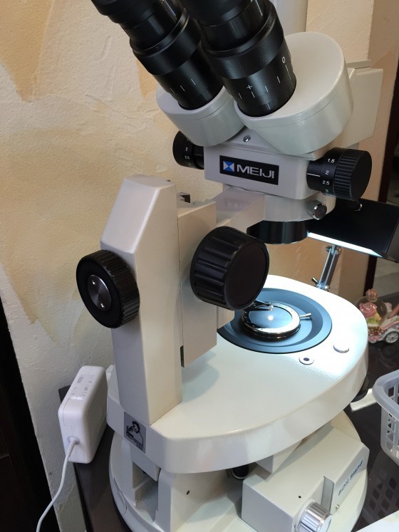宝石専用顕微鏡