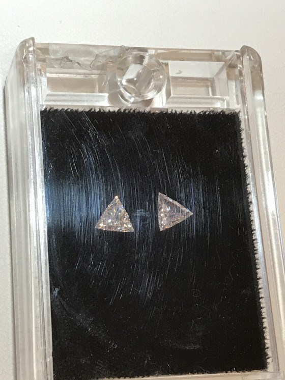 トリリアントカットのダイヤモンド。大分、延岡、宮崎でダイヤモンドならジュエルミキ