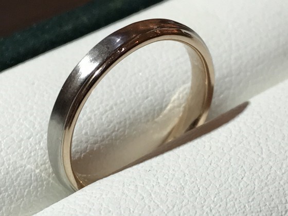 ジュエルミキでは、プラチナと金のコンビの指輪のサイズ直しも、シルバーリングのサイズ直しも、ピンクゴールドや１０金の指輪のサイズ直しも承ります。大分、延岡、宮崎で指輪のサイズ直しはお気軽にお問い合わせください。