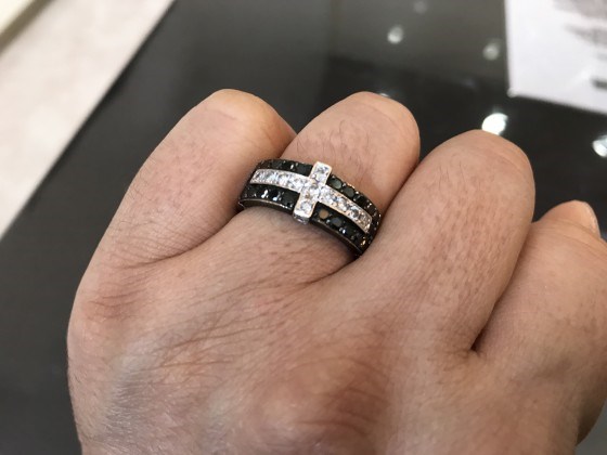 ブラックダイヤモンドのリング、メンズリング、結婚指輪（マリッジリング）ならジュエルミキ大分店、ジュエルミキ延岡店へ！
